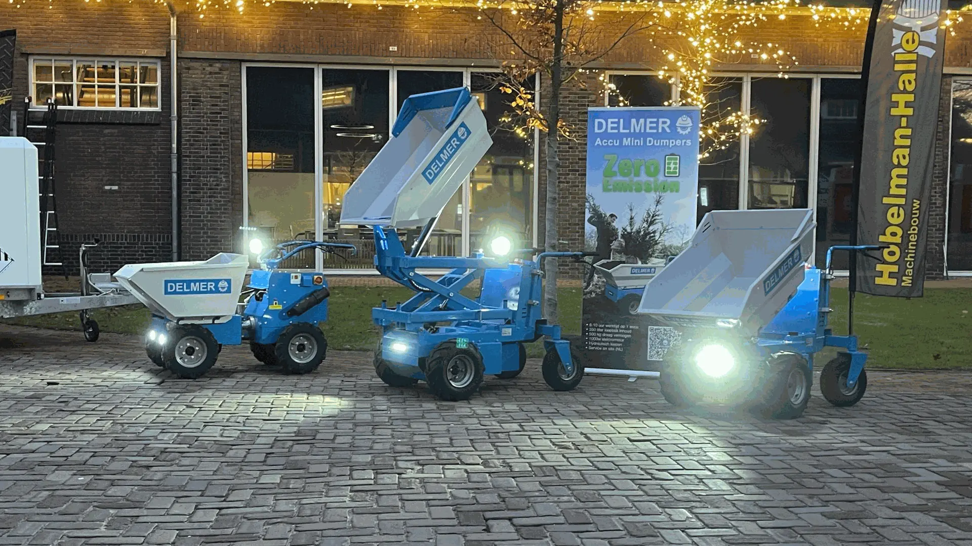 Mini dumper at bouwmachines kennisdag Mini dumper at bouwmachines kennisdag