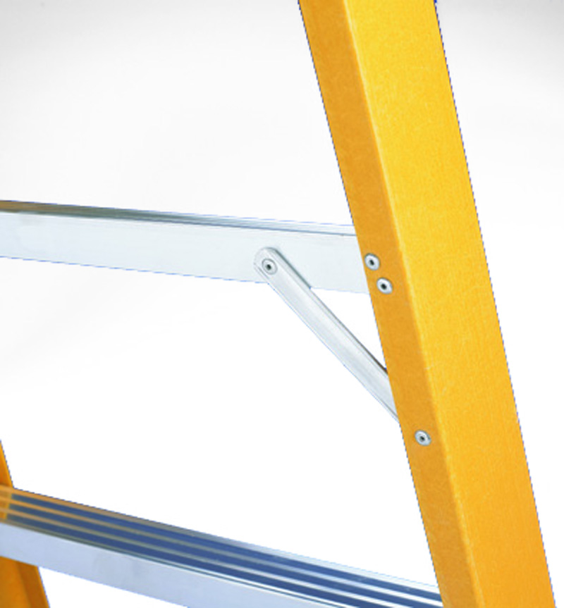 SVELT Punto Large Plus Dubbelzijdig Elektrisch Geïsoleerd opstapje van glasvezel 2 t/m 4 treden