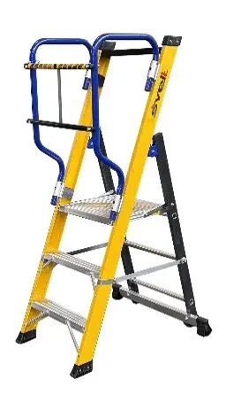 SVELT Moby Fibra Glasvezel Trap incl. opklapbare aluminium leuningen & dubbele sluitstang